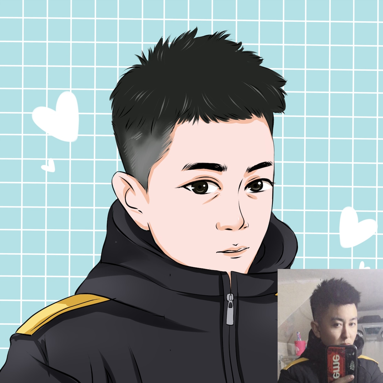 綺麗な似顔絵を描きます お写真を元に似顔絵イラストをお描きします！ イメージ3