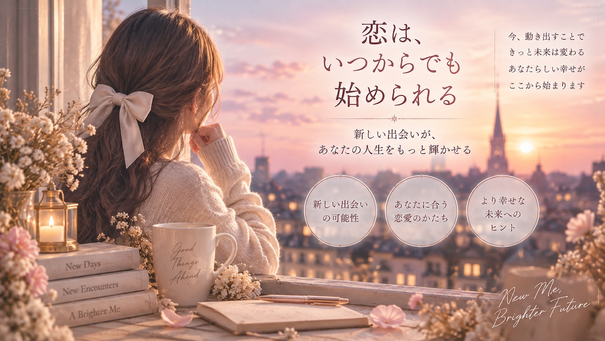 あなたに訪れる運命の恋と出会いを占います これから始まる恋の可能性を丁寧に鑑定します イメージ2