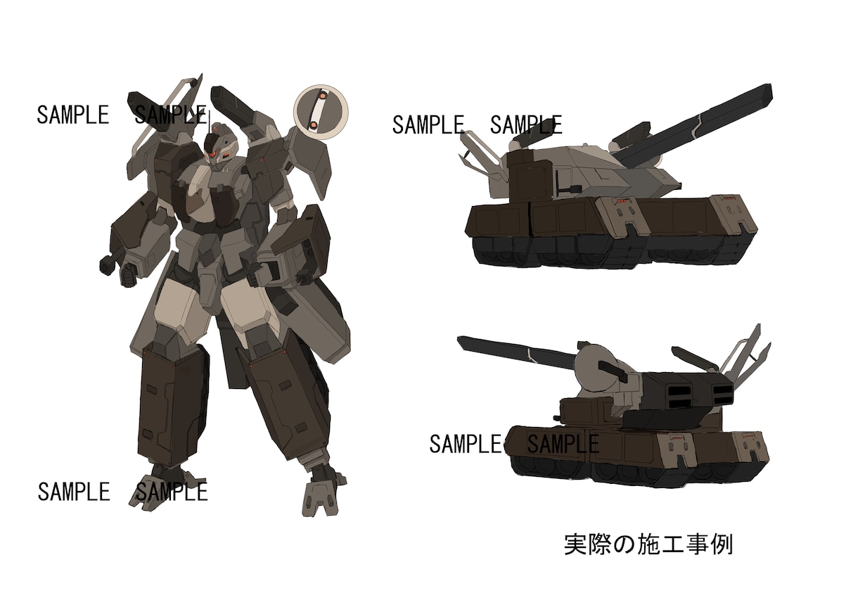 ロボット好きに刺さるメカ・ロボットイラスト描きます 設計に心、技術にアート、依頼者様の好みを捉えて最高のロボット イメージ10