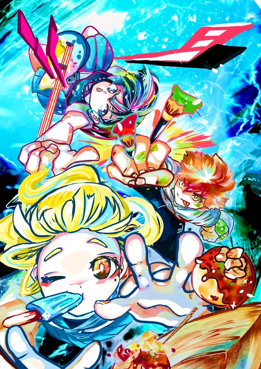 SNSやMV鮮やかで目を引くイラストを描きます 鮮やかで華やかなイラスト制作初めての方も大歓迎！ イメージ4
