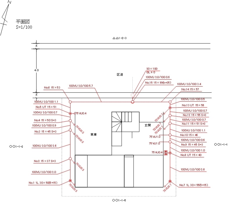 東京（23区）排水図面の作成をお手伝いします 戸建て・アパートの排水図面の作成お手伝いします☆ イメージ1