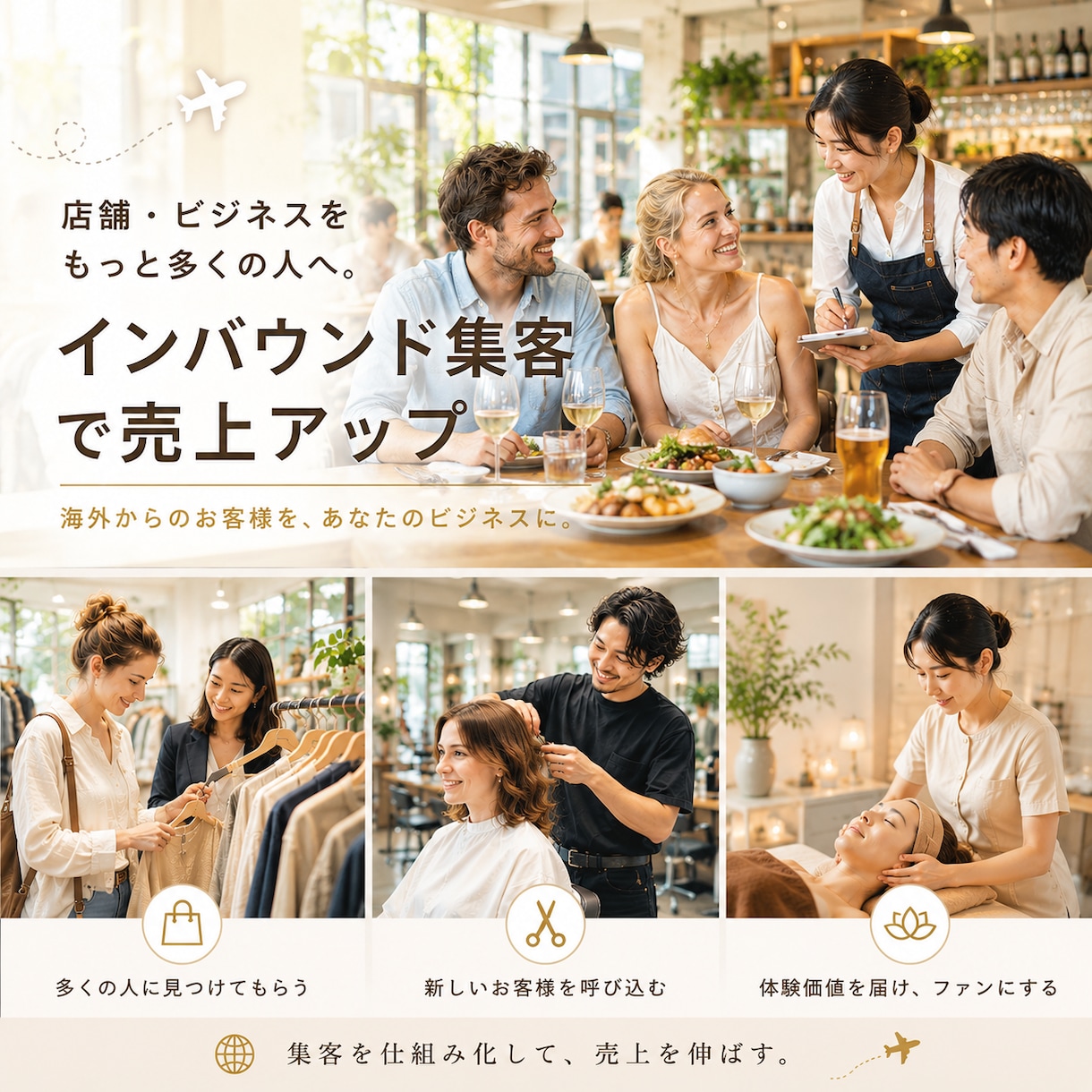 インバウド集客！英語集客SEO・OTA 等します 観光客集客やります！トリップアドバイザー・ゲットユアガイド等 イメージ1