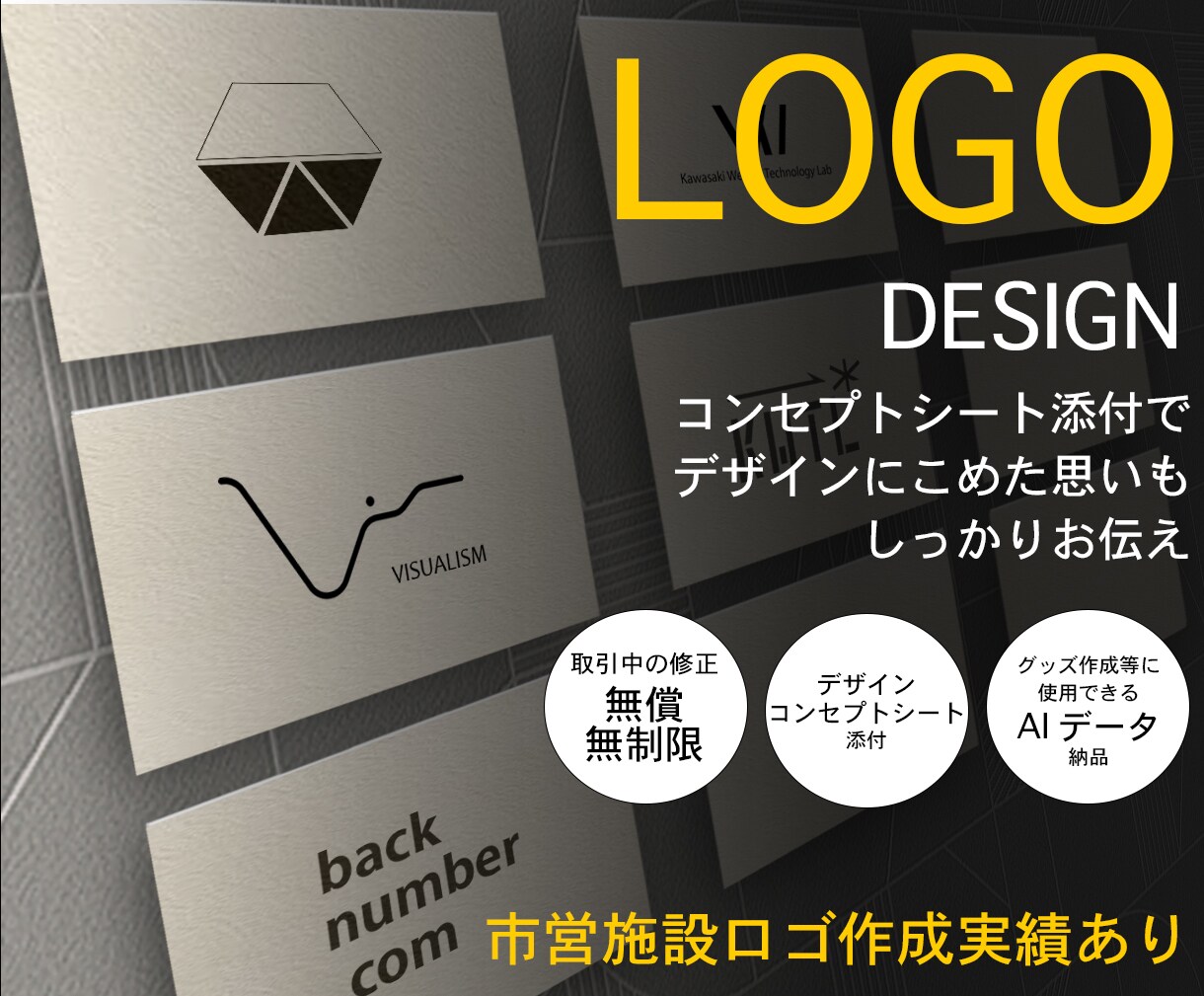 市営施設ロゴ制作実績あり！ロゴデザインします 全ての案、デザインコンセプトからしっかりご提案いたします イメージ1