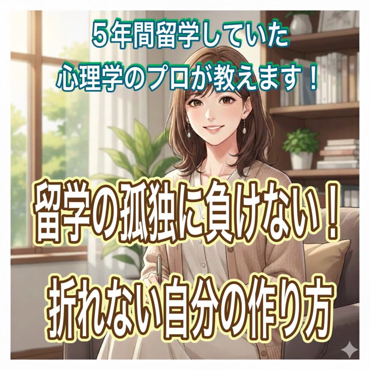 実体験×NLPで留学を最高の結果にする心を整えます 孤独や壁を成長に変える！現地で折れない自分を作る心理術を伝授 イメージ1