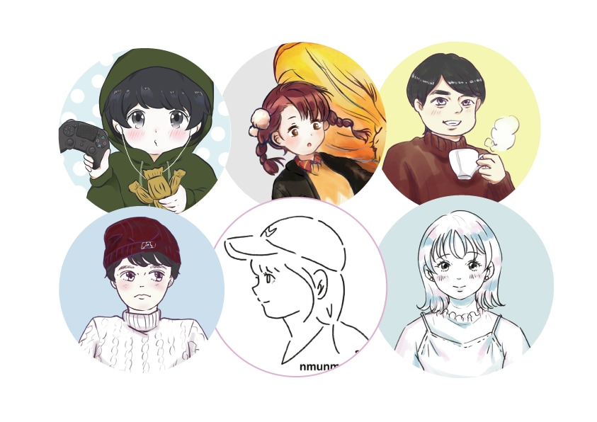 ほんわかかわいいアイコンお描きします 似顔絵・おまかせも可能です！まずはご相談くださいませ♪ イメージ3