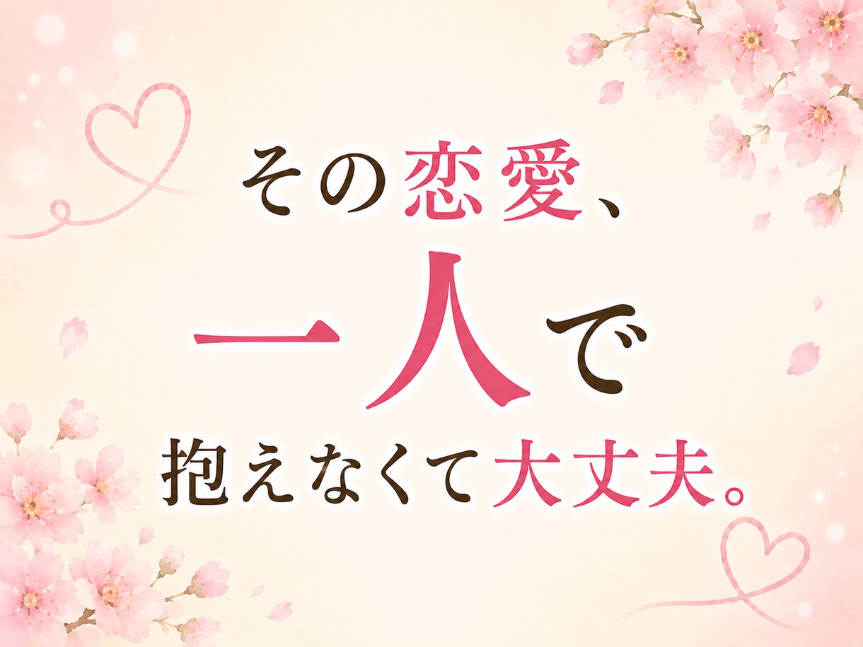 女性限定✨恋愛のお悩みに心を込めて寄り添います 恋愛のモヤモヤ、一人で抱え込まないで☺️味方になります！ イメージ2