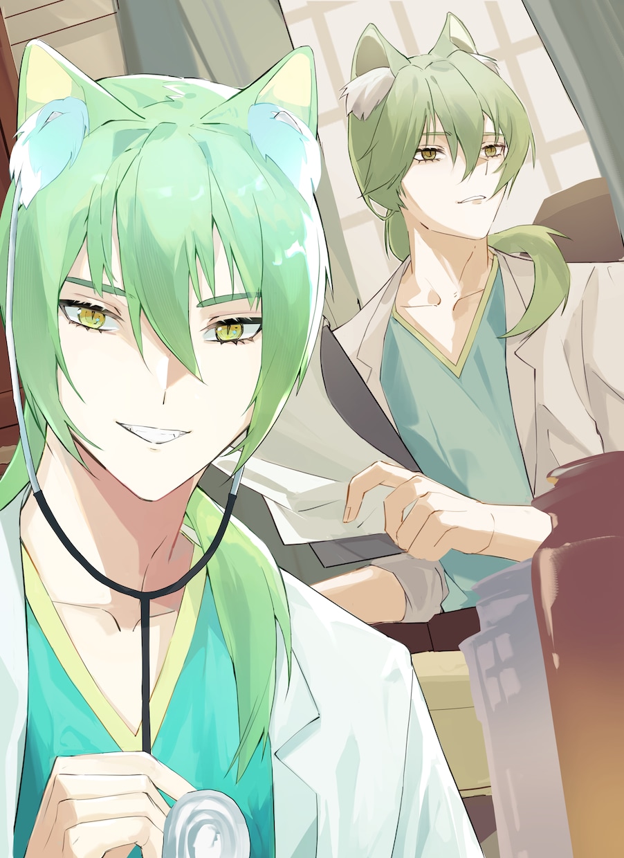 フワモフ！ケモ耳キャラお描きします ケモノ、ケモ耳キャラ大歓迎！！素敵な一枚絵をお描きします イメージ1
