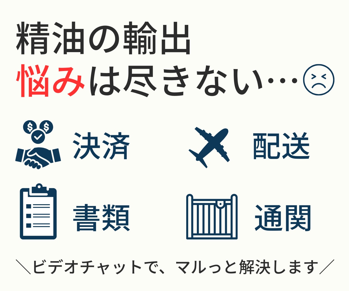 精油を海外発送する方法教えます 通関・書類・発送まで初心者でも小ロットでも：商用輸出実績豊富 イメージ2