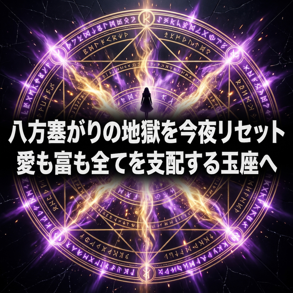 八方塞がりの不運を断ち愛と富の覇者へ塗り替えます 恋も金も職場の地獄も。絡み合う負の因果を焼き払い一挙に逆転 イメージ5