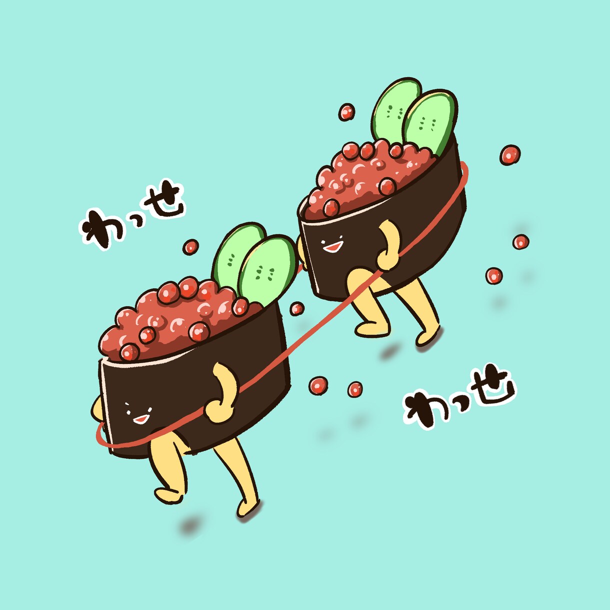 商用OK◎ゆるい食べ物のイラストを描きます ゆるくてかわいい1枚！アイコン・挿絵に利用できます イメージ6