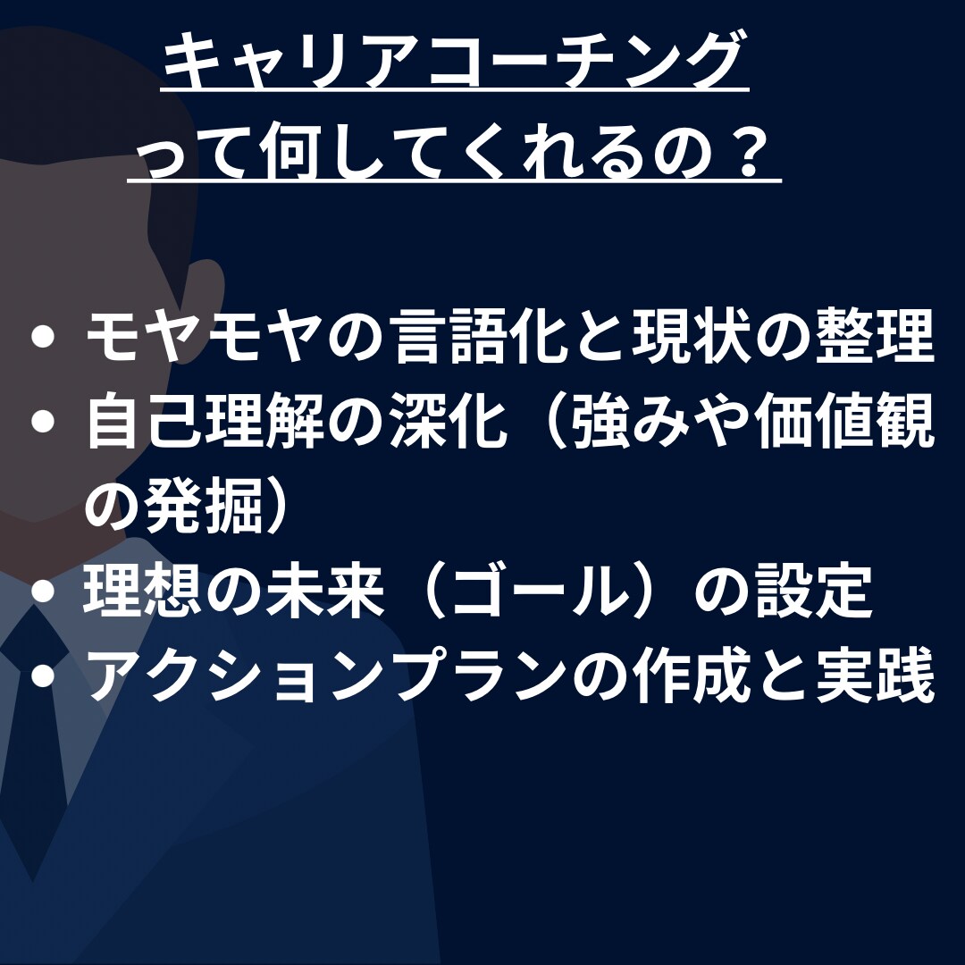 20代30代向け！市場価値を高めるコーチングします 【20・30代男性向け】強みの言語化と次の一歩を導くコーチ イメージ3