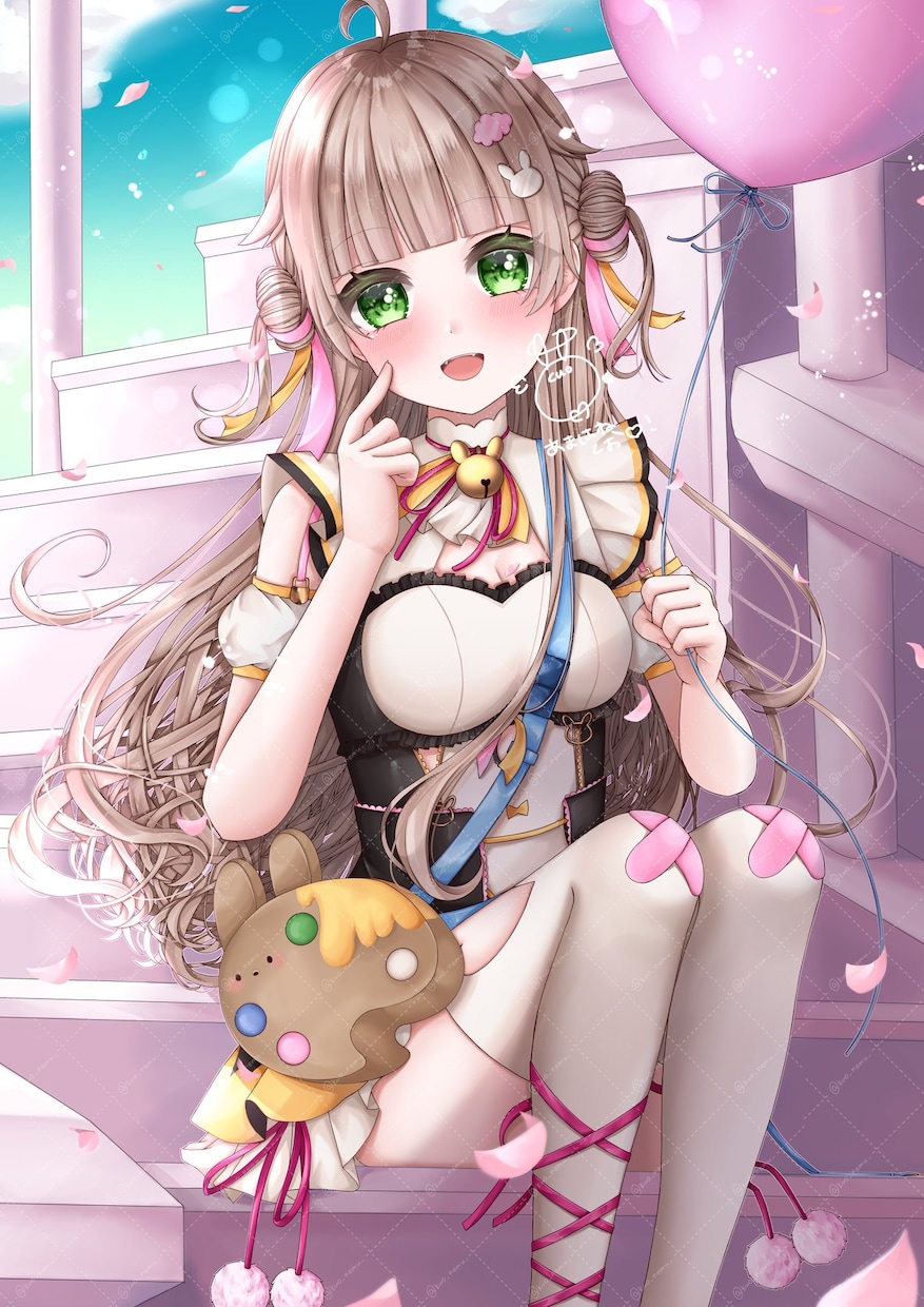 かわいい、きらきら！1枚絵、立ち絵など描きます 活動者に優しい価格◇歌みた・live2D用等◇納品1ヶ月から イメージ5