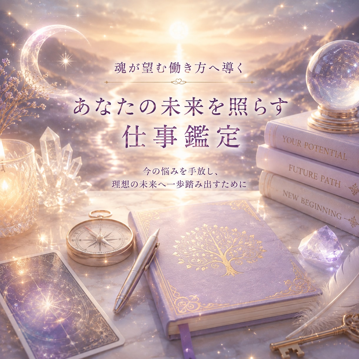 霊視で魂が望む仕事への道標をお届けします あなたの魂が望む方向を読み解きます イメージ1