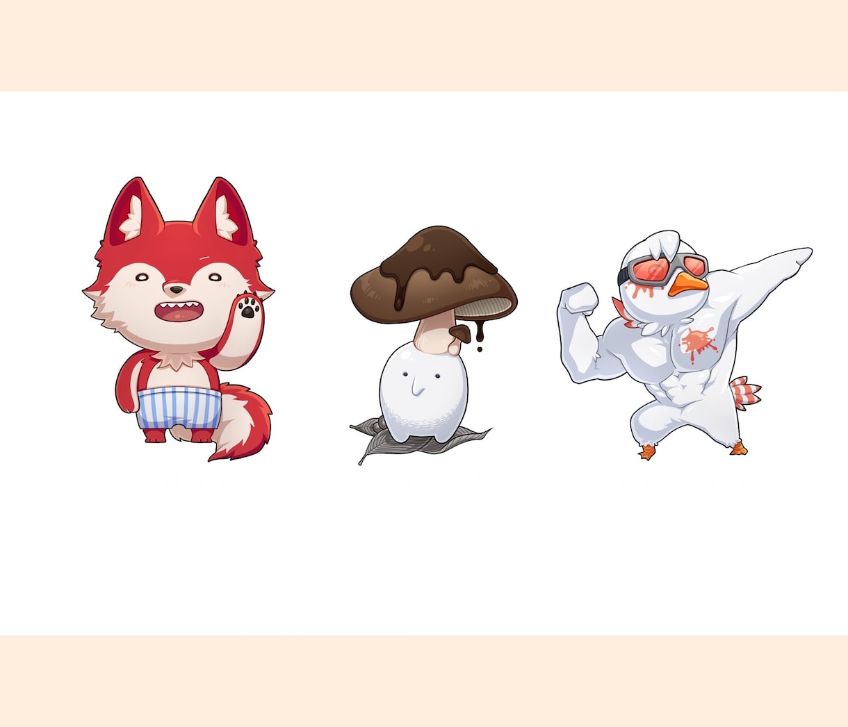 商用可/あなただけのマスコットを制作します 企業から個人まで、幅広いタッチで対応します イメージ7