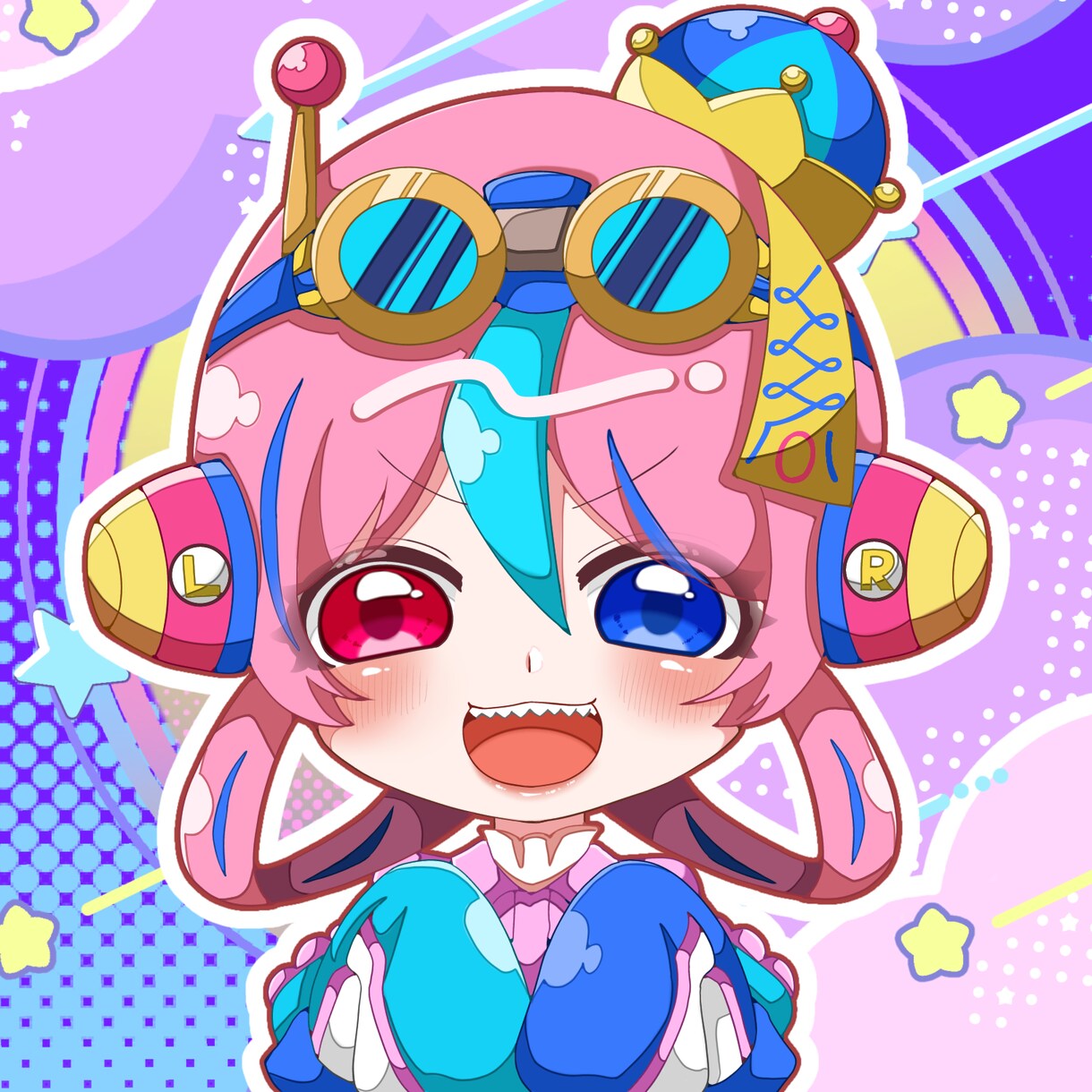 SNSアイコン、ヘッダーオーダー承ります デフォルメ アイコン イラストオーダー ミニキャラ イメージ3