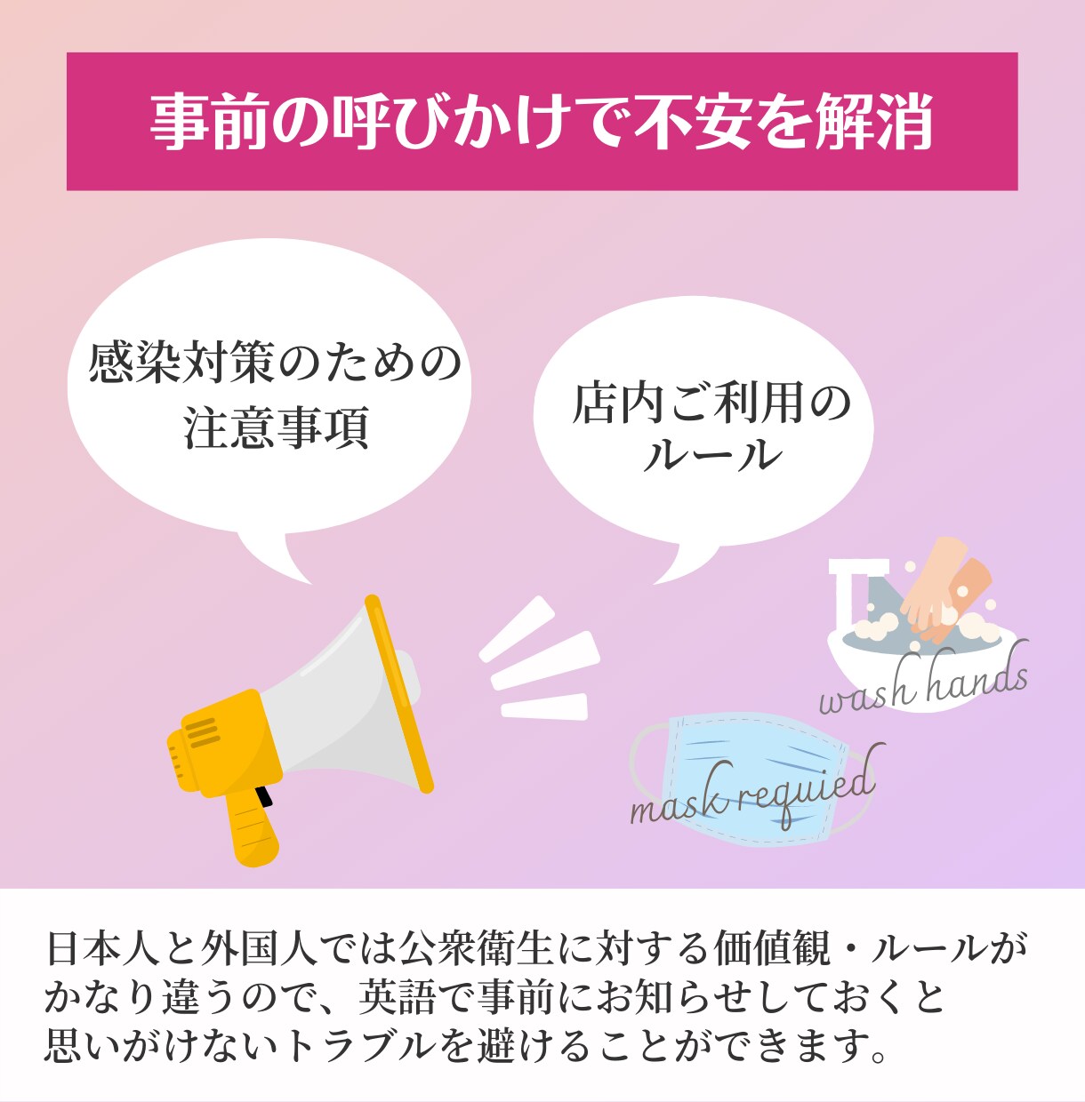投稿アドバイス付！英語のインスタ投稿画像制作します 観光地の店舗経営者さまにおすすめ！外国人観光客に向けた投稿 イメージ3