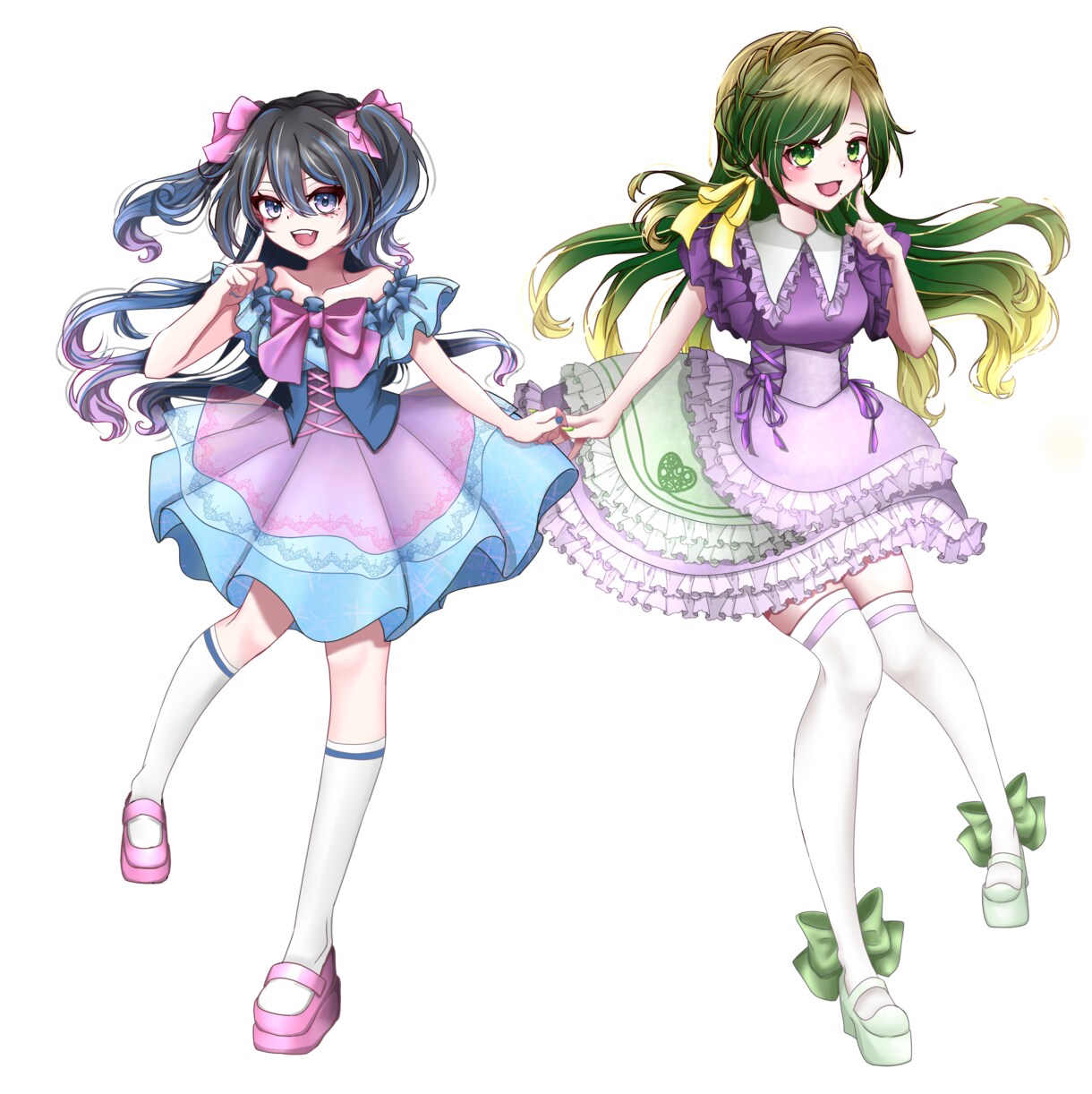 個人Vtuber様歓迎！立ち絵や1枚絵作成します MV用のイラストやネップリ用のイラストやグッズ使用OK！ イメージ4
