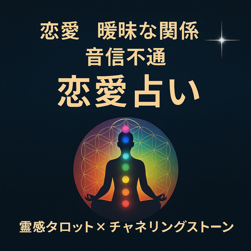 チャネリングストーンと霊感タロットで占います 曖昧な関係返信の意味、沈黙の理由今の本音をお届けします イメージ1