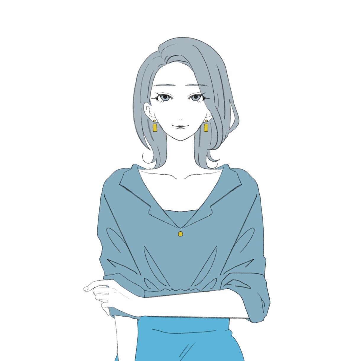 商用可能シンプルでオシャレな女性イラスト描きます 最短即日納品✿︎1色～3色で統一感あるシンプルなイラスト イメージ1