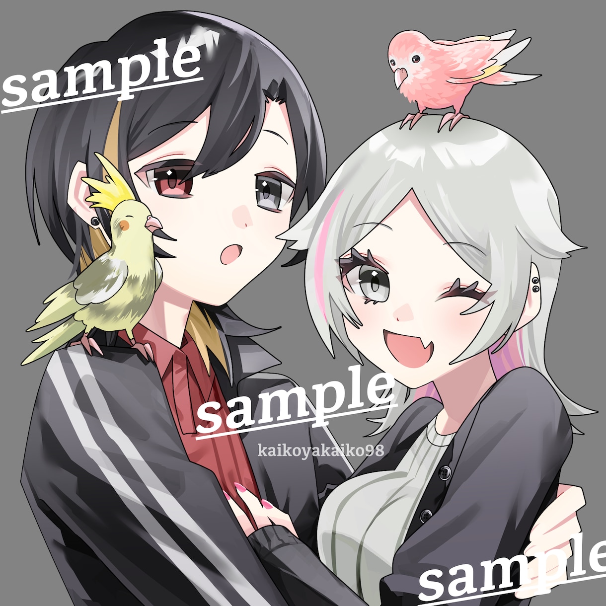 イラストお描きします かっこいい絵柄が得意、デフォルメも可 イメージ2