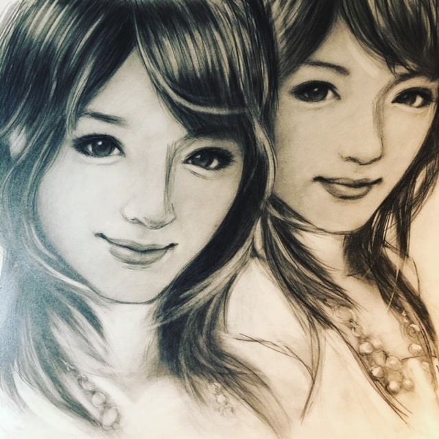 嬢画【プレゼント用】美人似顔絵を手描きします 可愛く☆綺麗で☆セクシーな女の子(18歳～)を応援する企画 イメージ1