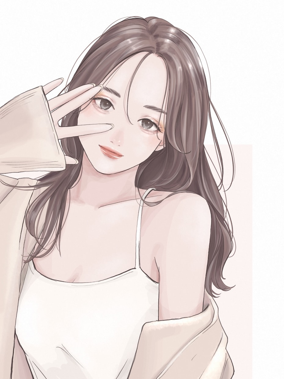オシャレな似顔絵やアイコンイラスト作成します 各種snsアイコンや待ち受けなどにもオススメです イメージ5