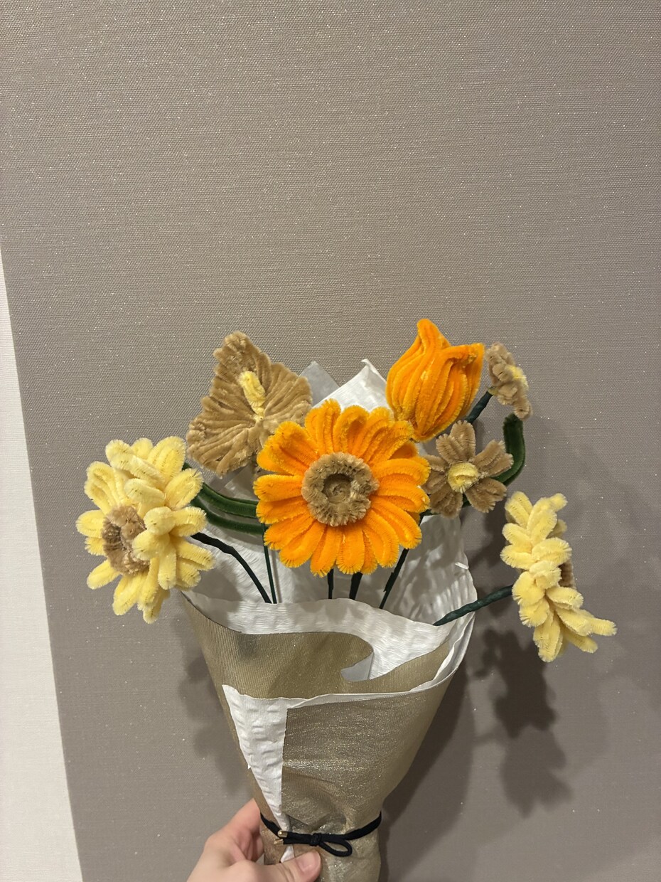 モールフラワーで枯れない花束をつくります モールのお花でお部屋を彩ろう！ イメージ1