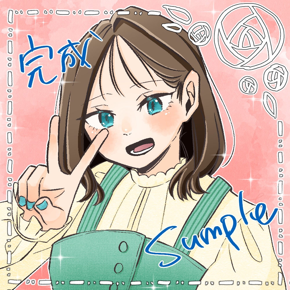 SNSにつかえるかわいいイラスト描きます お好みのイメージをお聞かせください❀ イメージ4