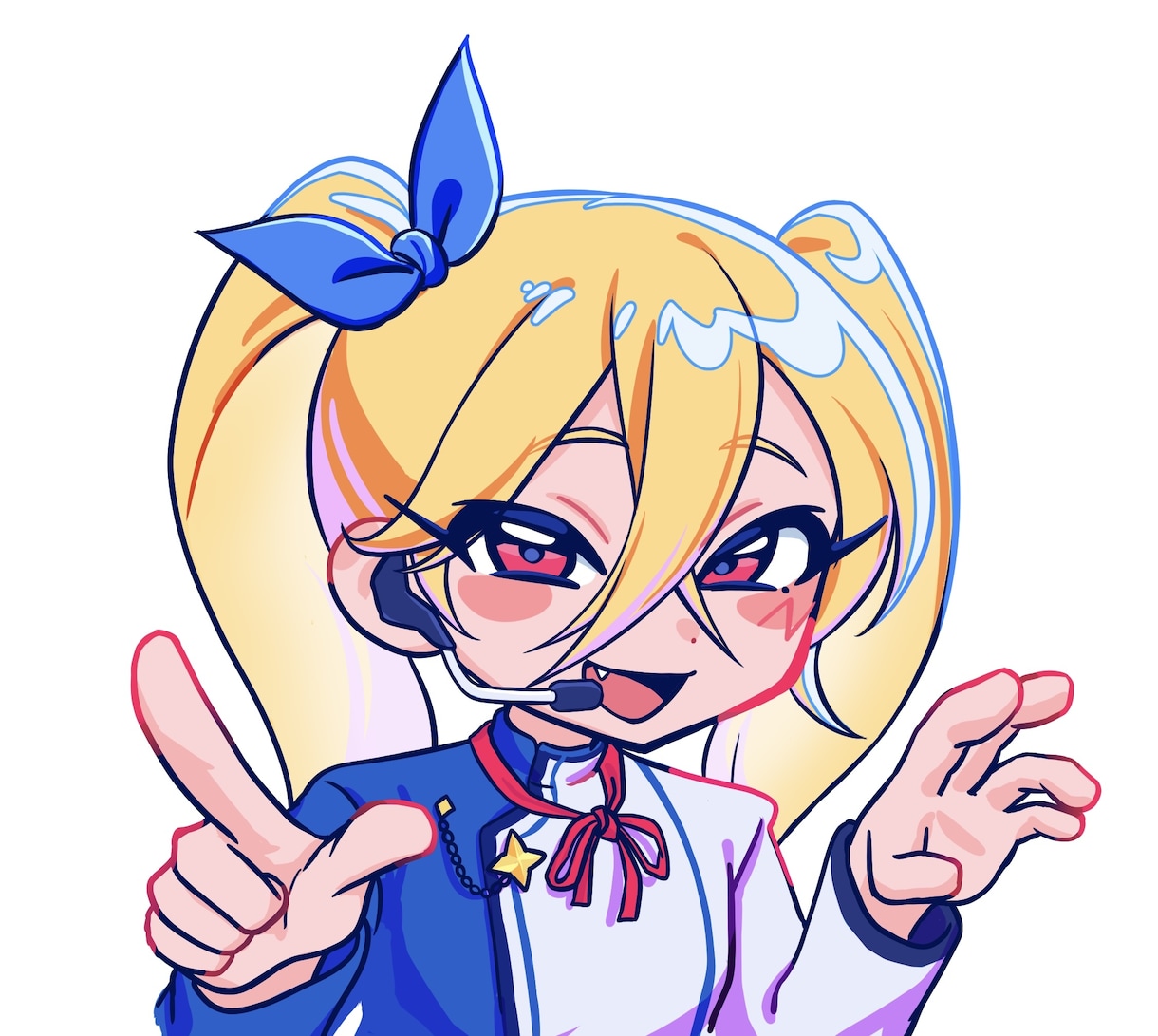 ポップでかわいいアイコンイラストや1枚絵を描きます ポップ＆ビビッド！SNS用アイコン・一枚絵制作します イメージ2