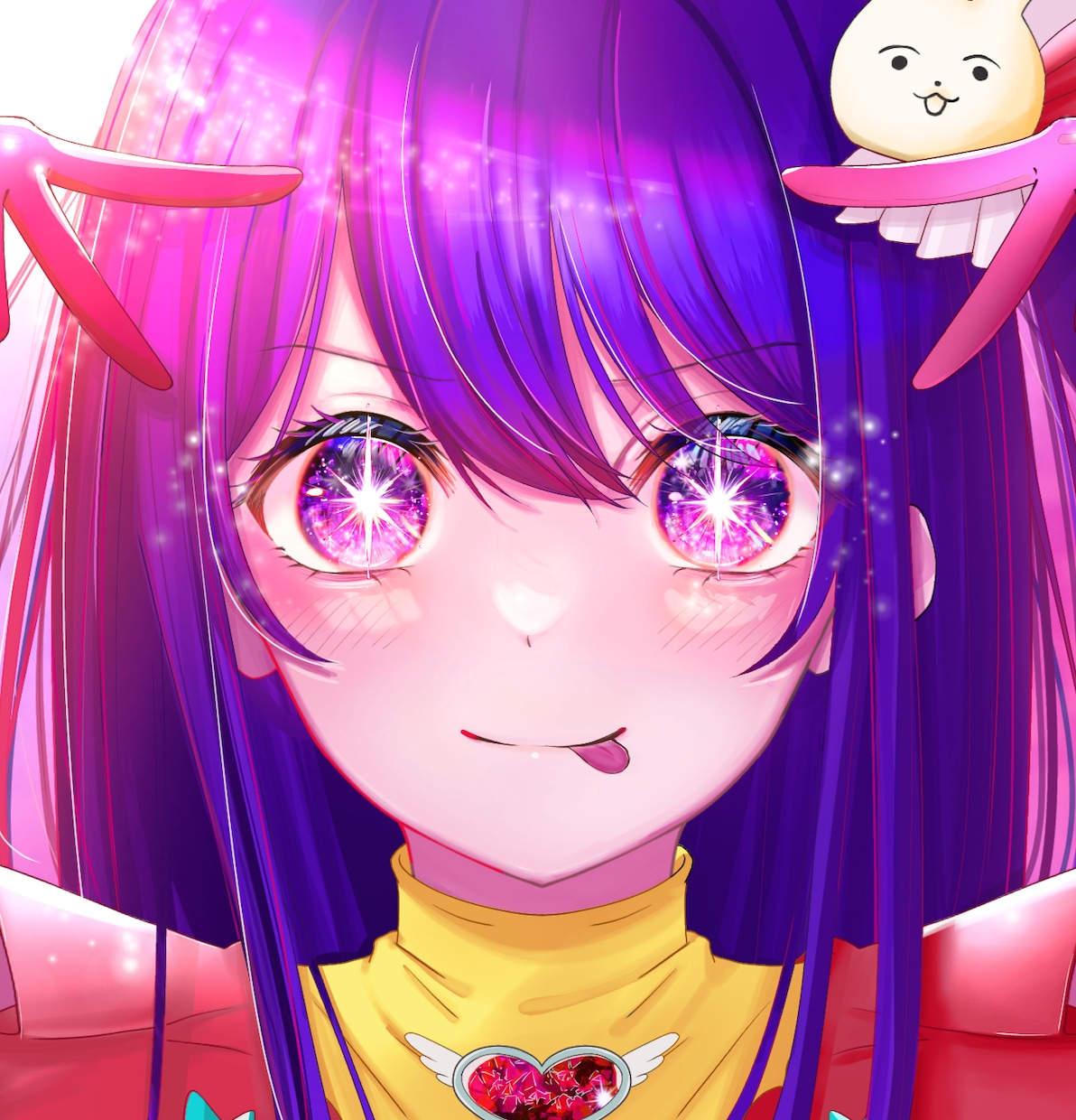 SNS等のイラストをお描きします 商用利用⭕お目目が綺麗なかわいい女の子のイラストを作成！！ イメージ5