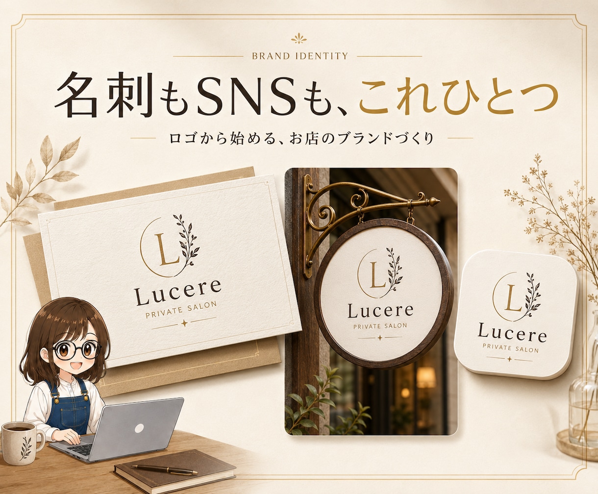 シンプルでスタイリッシュなロゴを作成します 購入前提案＆修正無制限。初めてでも安心の伴走型ロゴ制作 イメージ1