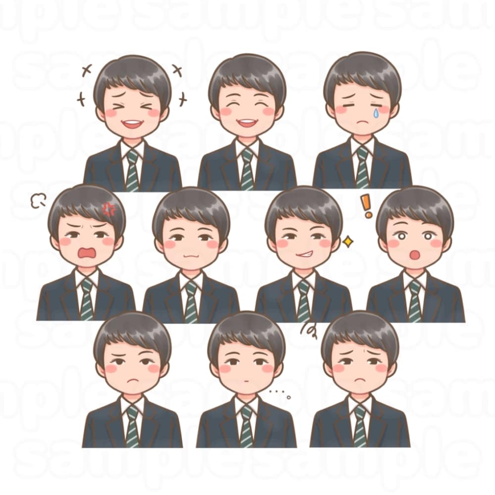 ポップなデフォルメ似顔絵描きます ポップに可愛く！目を引くデフォルメイラスト イメージ6