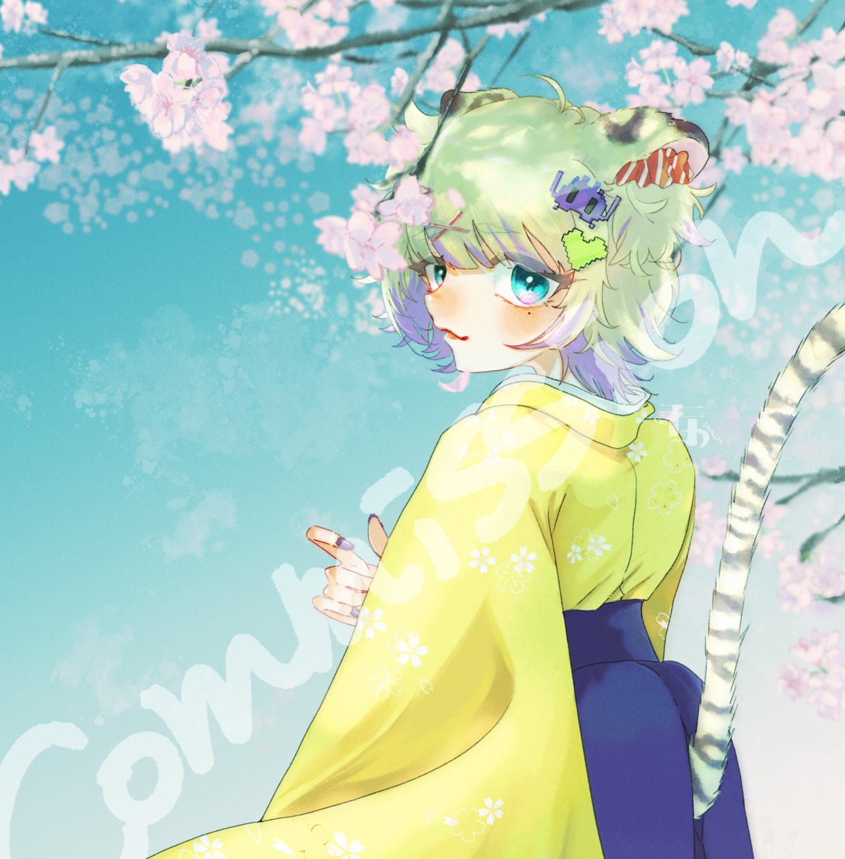 カッコかわいい厚塗りイラストを描きます 一枚絵、立ち絵、アイコンなど用途にあわせて！中性的な魅力！ イメージ9