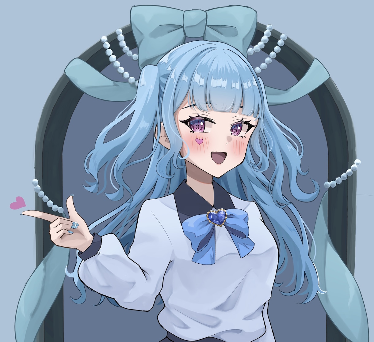 女の子の可愛いイラスト描きます サムネ、アイコン、歌ってみたに使用できるイラストを描きます！ イメージ2