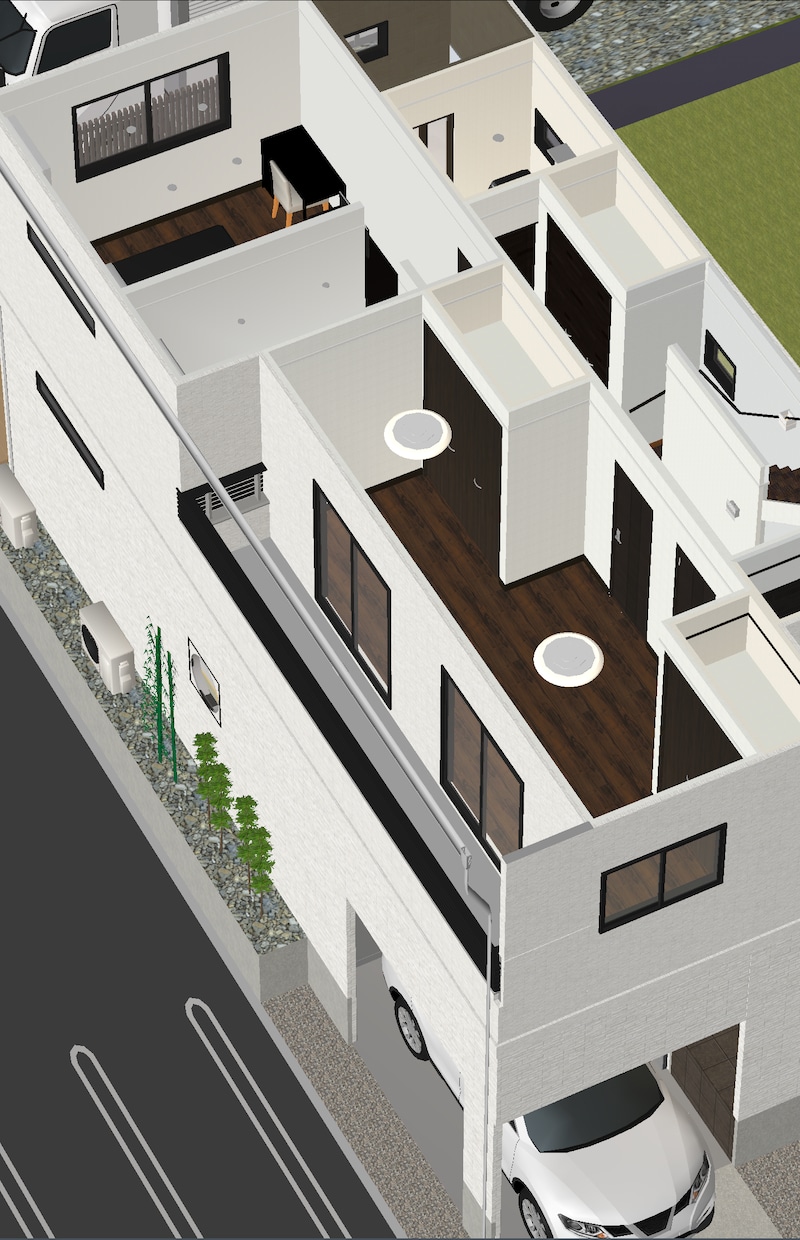 住宅平面間取り図を3Dイメージで立体化します 新築やリフォーム検討中の方、3D間取り図イメージ作成します イメージ2