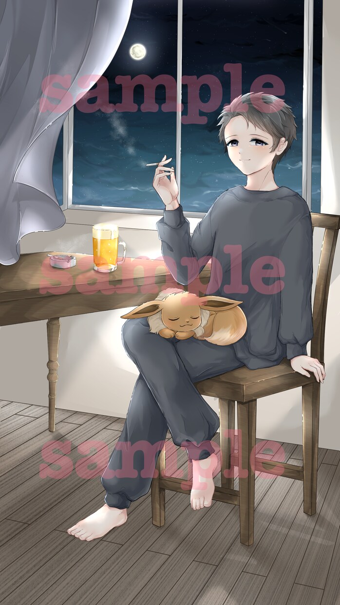 SNSアイコン､イラスト制作承ります 透明感のある、可愛いイラストをお描きします イメージ10