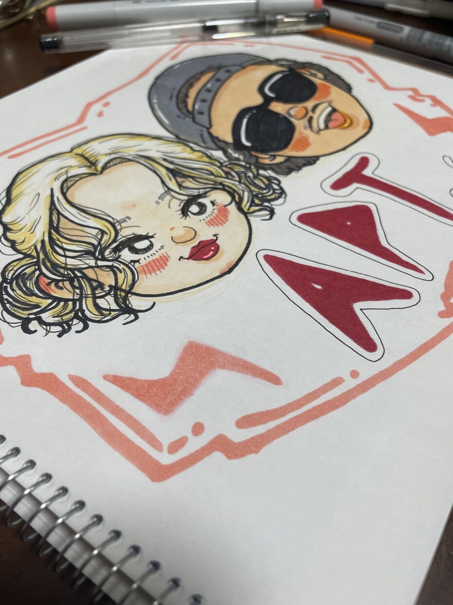 あなたを可愛くゆるふわなイラストにします オリジナルイラストをステッカーやポストカードにしませんか？ イメージ3