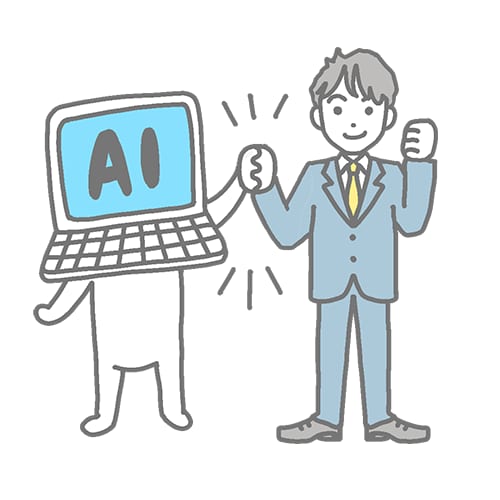 資料・ブログ用！AIビジネス図解５点提供します 商用可・背景透過｜プレゼンや記事の時短に！シンプル素材 イメージ2
