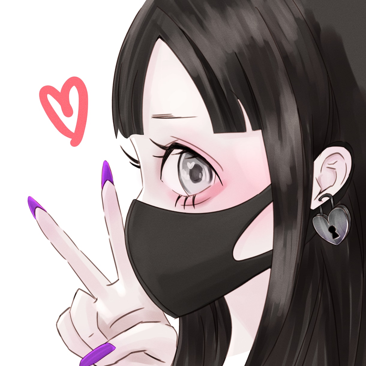 SNSで人気になれる！人目を引くアイコン描きます おしゃれで爽やかな毎日見ても飽きない人目を引くイラスト イメージ4