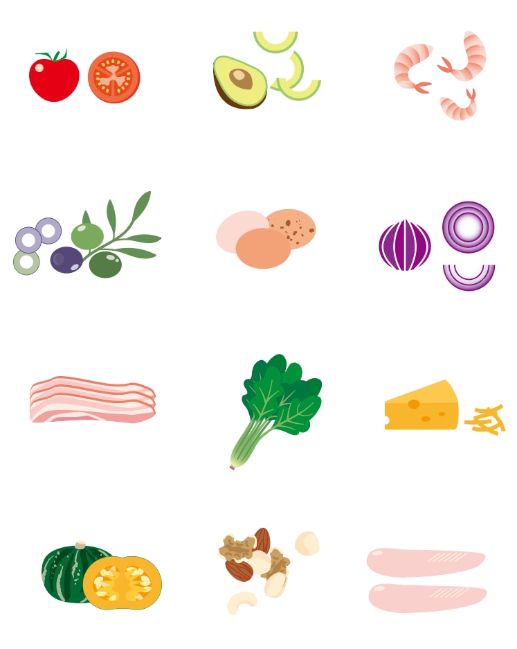 1点1500円♪おしゃれアイコンイラスト描きます 食べ物や文房具などお好きなモチーフを描かせていただきます！ イメージ2