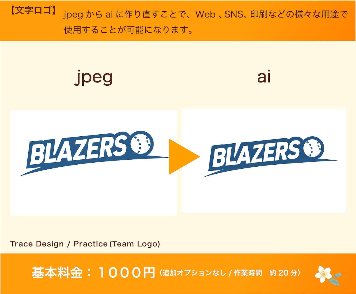 ロゴ・画像を綺麗にトレースし希望形式で納品致します ＊丁寧にトレース・色を鮮明に。各種用途で使えるデータにします イメージ7