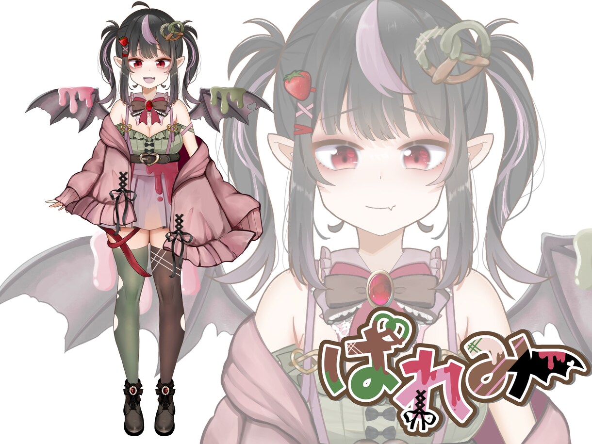 VTuber用！プロがパーツ分け済イラスト描きます コミコミ価格！ハイクオリティパーツ分け済イラストをお届け！ イメージ1
