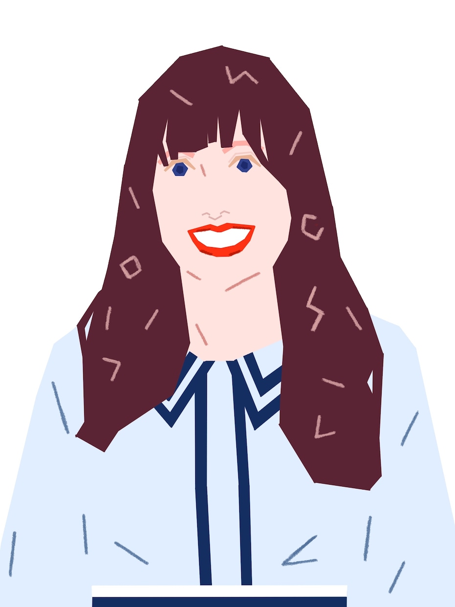 カラフルでグラフィカルな似顔絵承ります ご本人様だけでなくご家族ご友人ペットさんなど描きます。 イメージ5