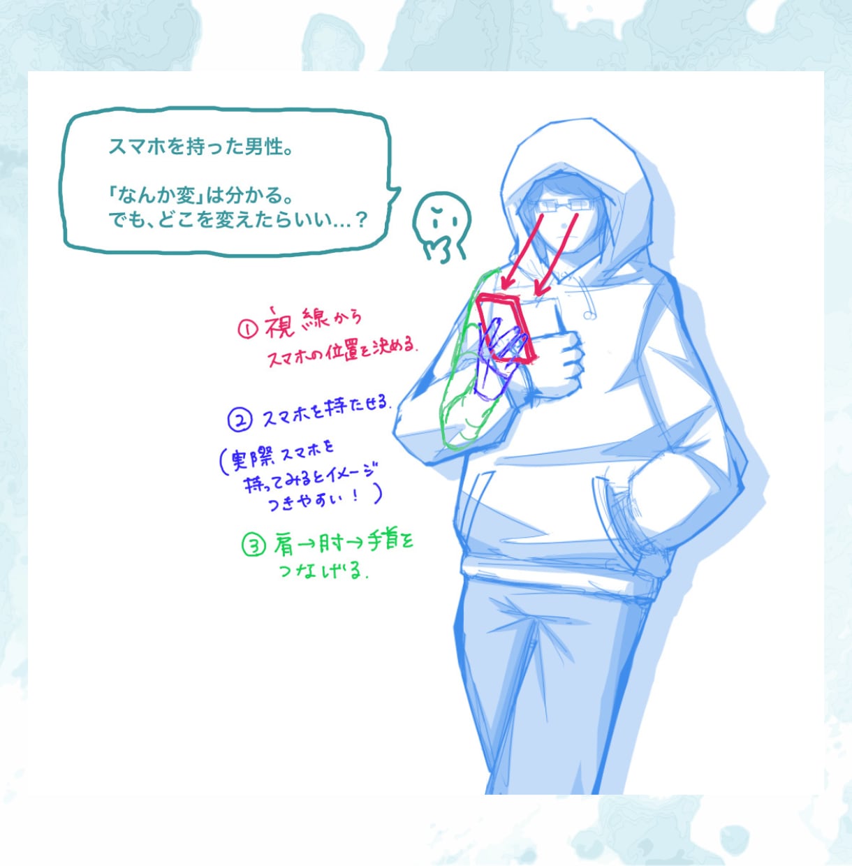 イラストの「なんか違う」を一緒に解決します 絵の良さを残し、改善点を赤ペンと解説で具体的にお伝えします イメージ4