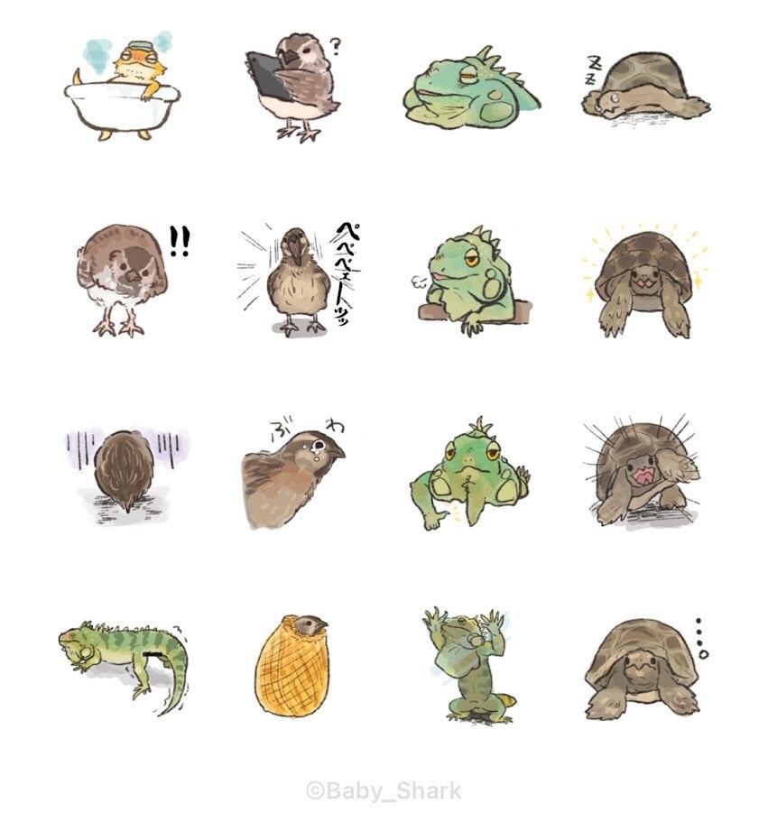 生き物好きが描く個性あるタッチの作品つくります 生き物のイラストを様々なタッチで製作可能です イメージ8
