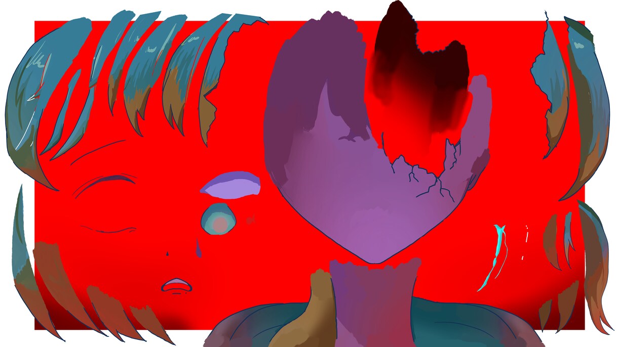 歌ってみたMVイラスト描きます MV向けのイラスト/パーツ分け対応イラスト/を制作いたします イメージ4