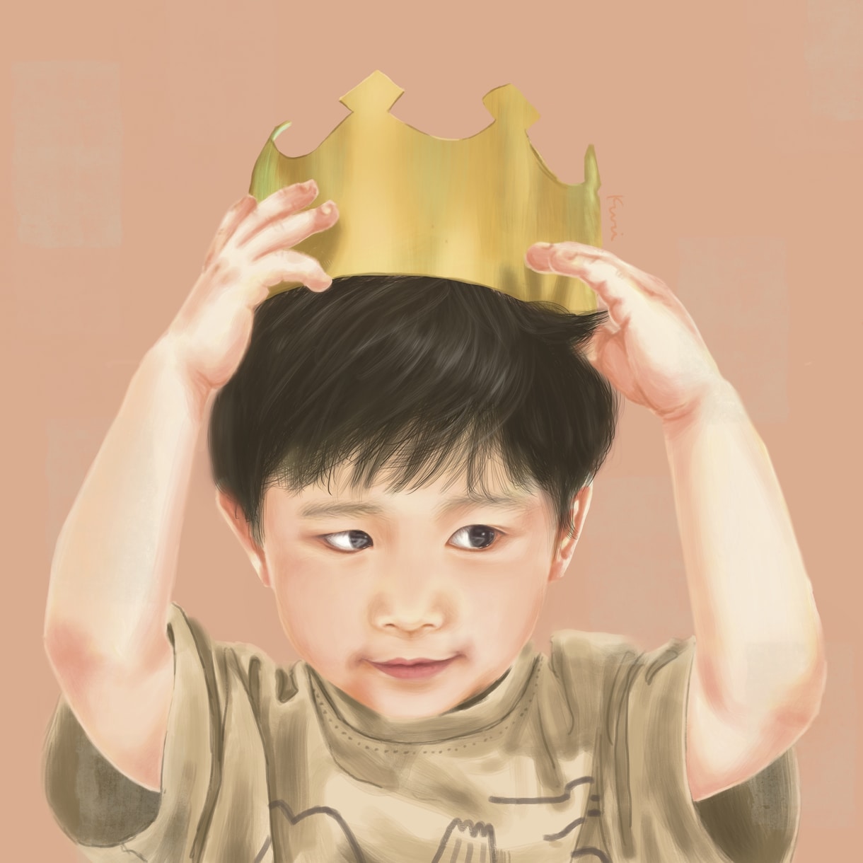 お子様の似顔絵をお描きします 可愛いお子様のイラストを飾りませんか？ イメージ1
