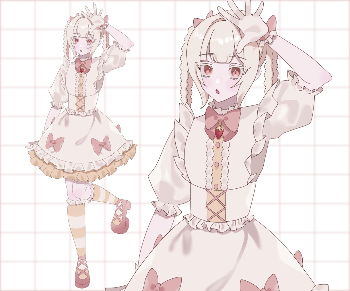 淡い色味でキャラデザと立ち絵を描きます 配信や創作、グッズに使えるキャラデザと立ち絵を制作します！ イメージ1