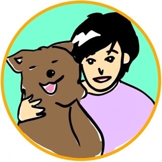 ほんのり似てるペットとの似顔絵アイコン描きます 大好きなペットと一緒に♪名入れも可能✳︎ イメージ2