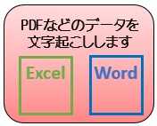 PDFなどの文字起こしをいたします 事務経験２１年の実力をお見せします イメージ1